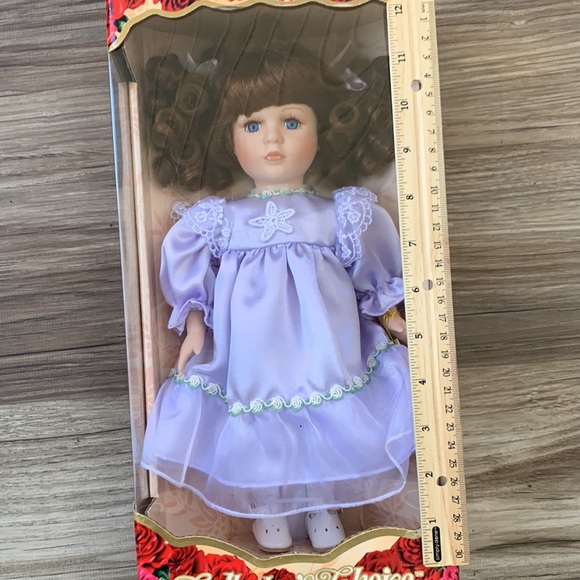 Dan Dee Collectors Choice Porcelain Doll DanDee Vintage New Boxed Collectible - Picture 6 of 8